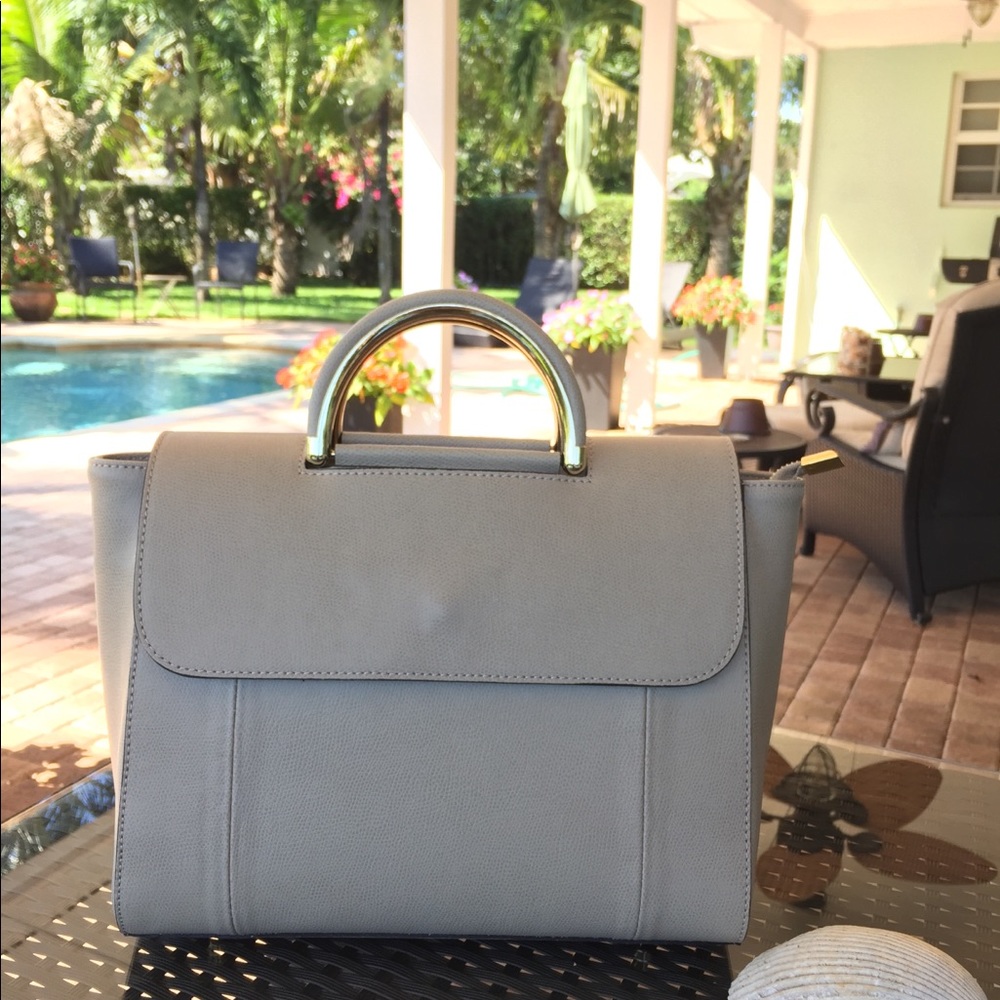 🇮🇹MADE IN ITALY🇮🇹LEATHER HANDBAG - Picture 3 of 8